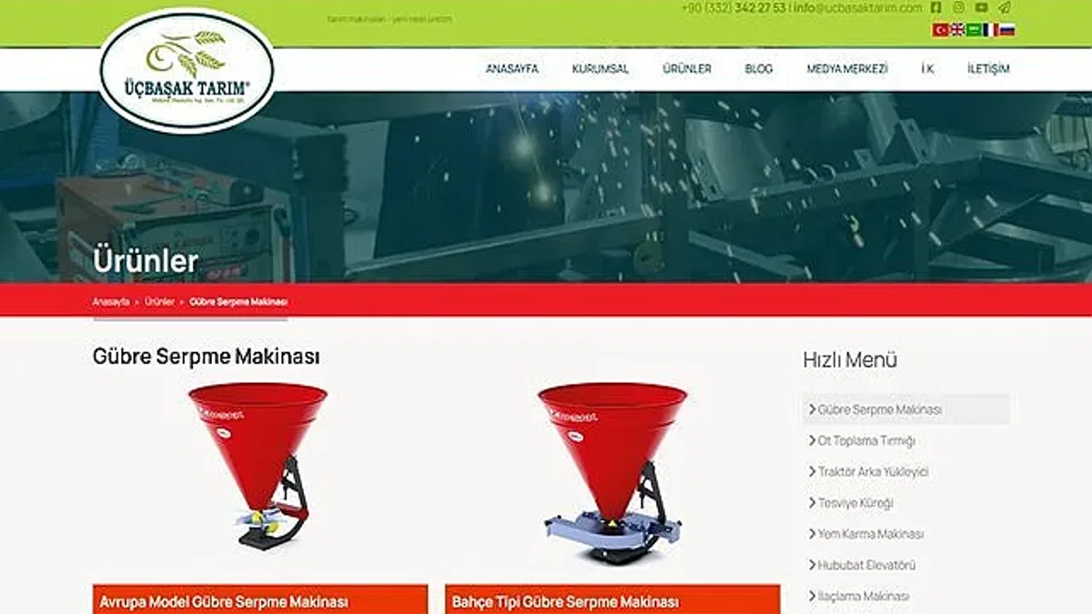 Gübre Serpme Makinası