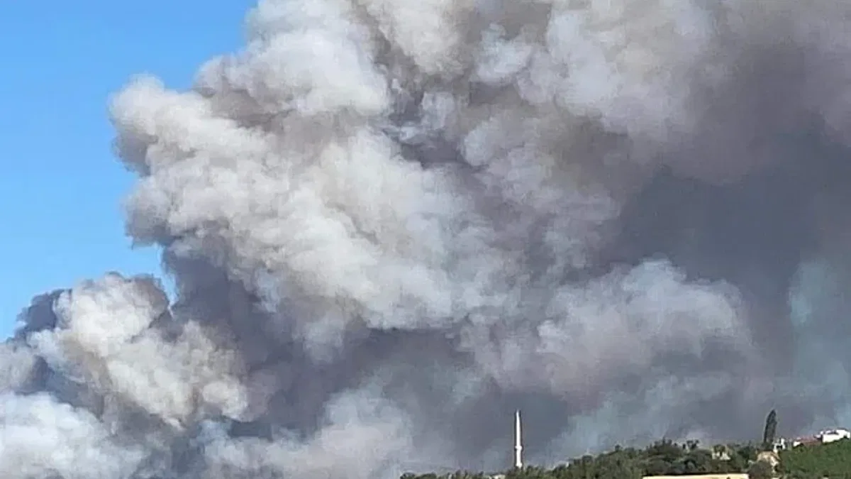 Çanakkale'de alevler yayılıyor