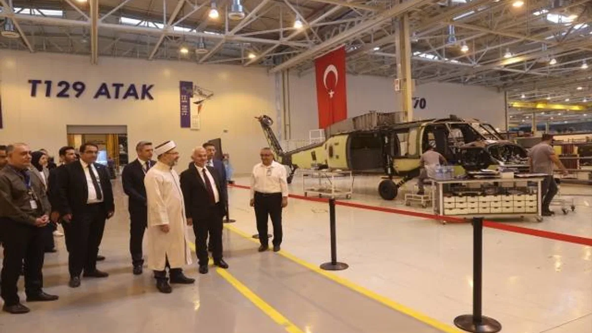 Diyanet İşleri Başkanı Ali Erbaş, TUSAŞ'ı ziyaret etti