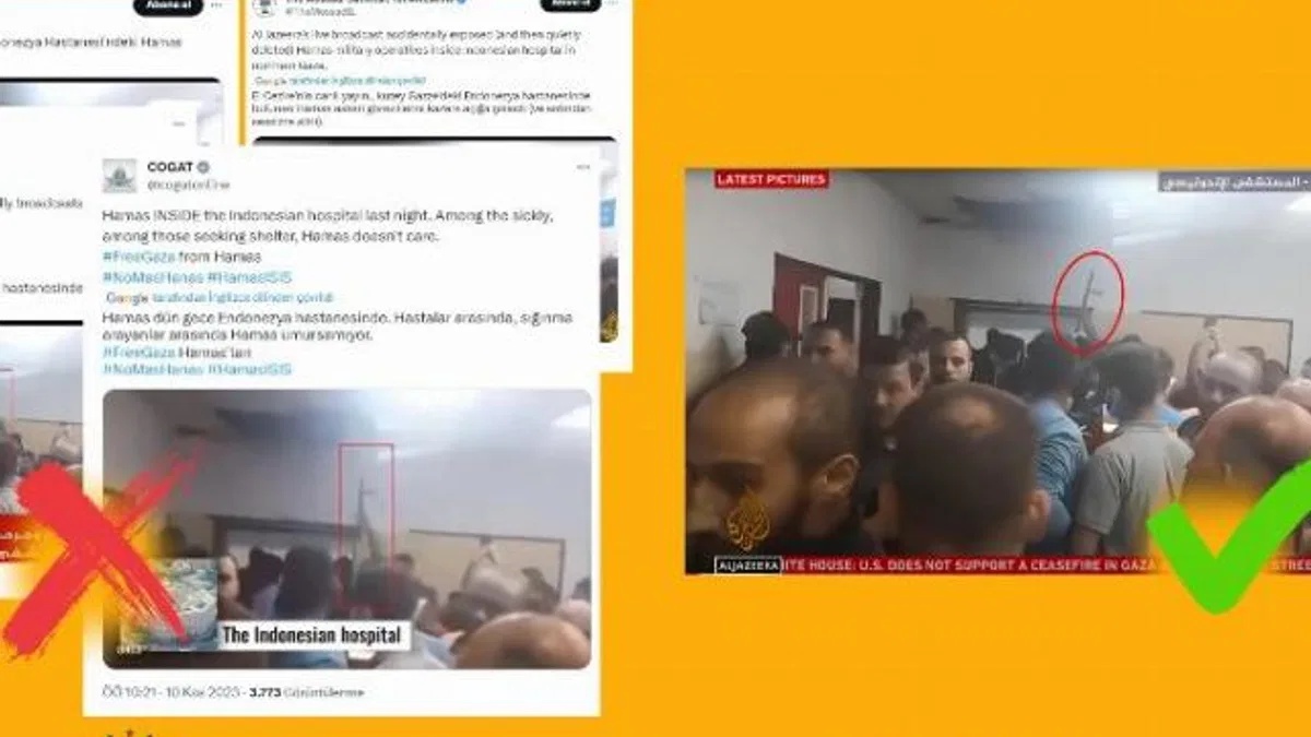 Hastane saldırısındaki görüntüler silah değil!
