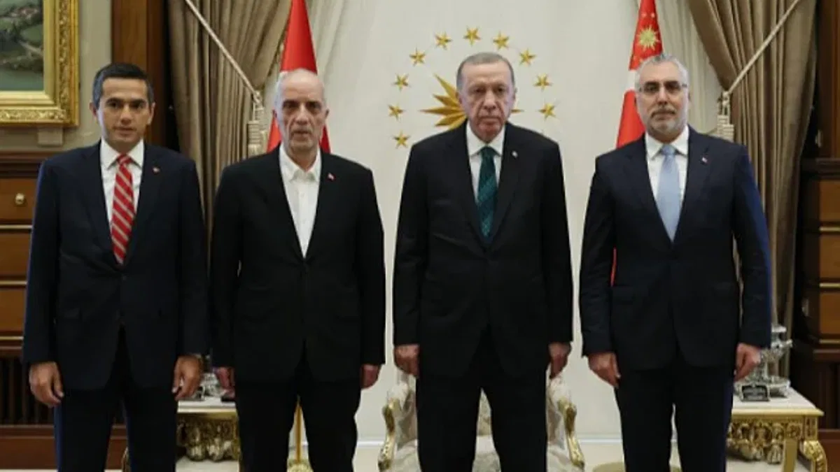 Cumhurbaşkanı Erdoğan, işçi ve işveren temsilcilerini kabul etti