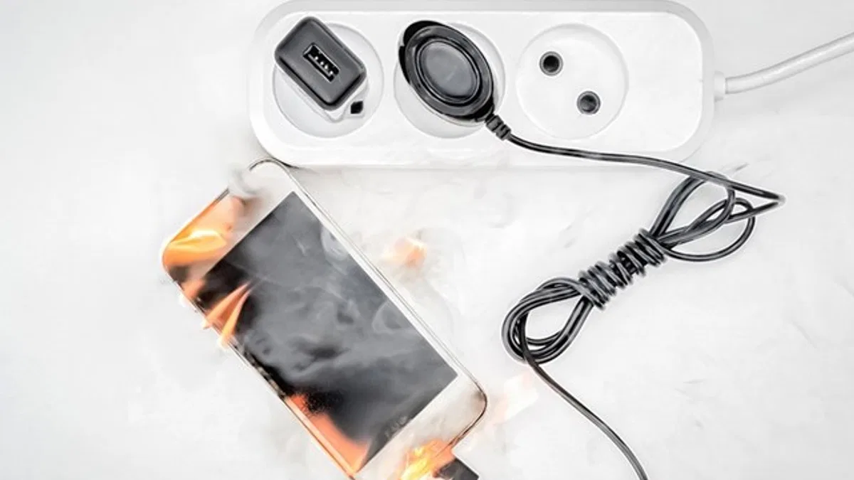 Telefonu gece boyunca şarjda bırakmak yangın riski taşıyor!