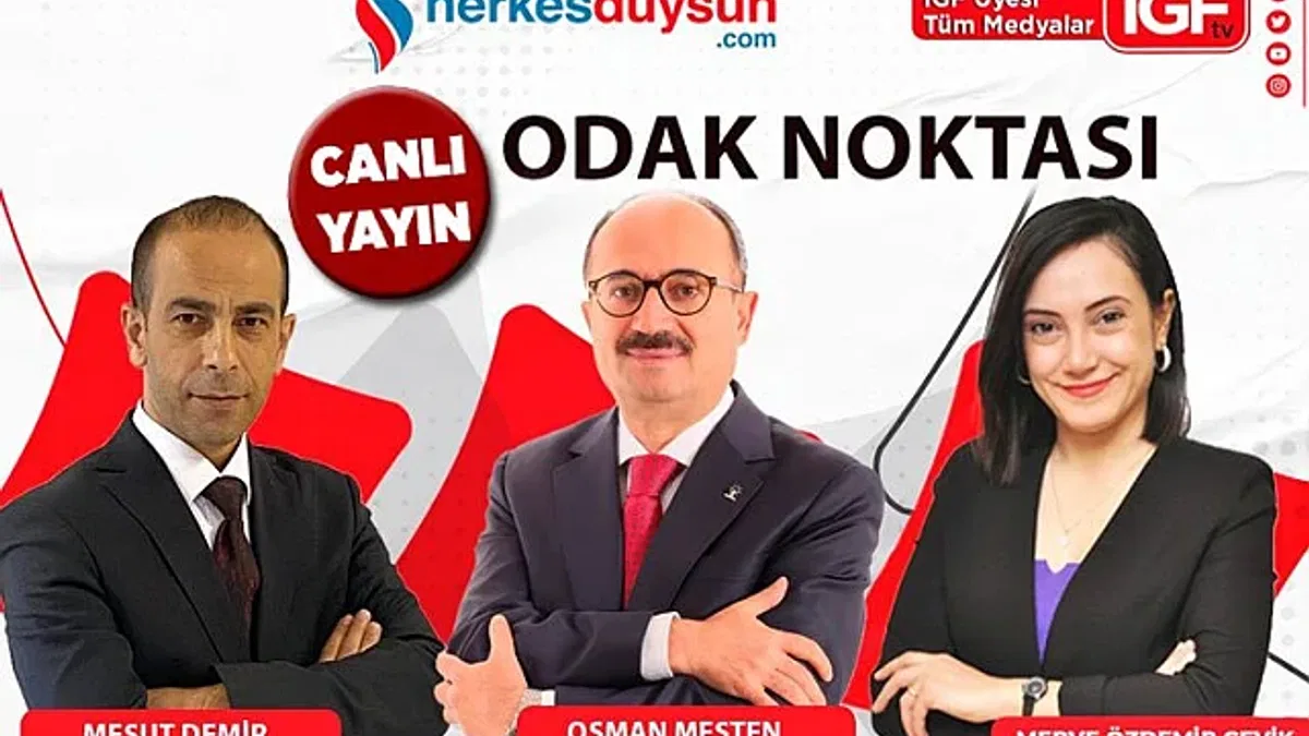 AK Parti Bursa Milletvekili Osman Mesten 'Odak Noktası'nda (CANLI)