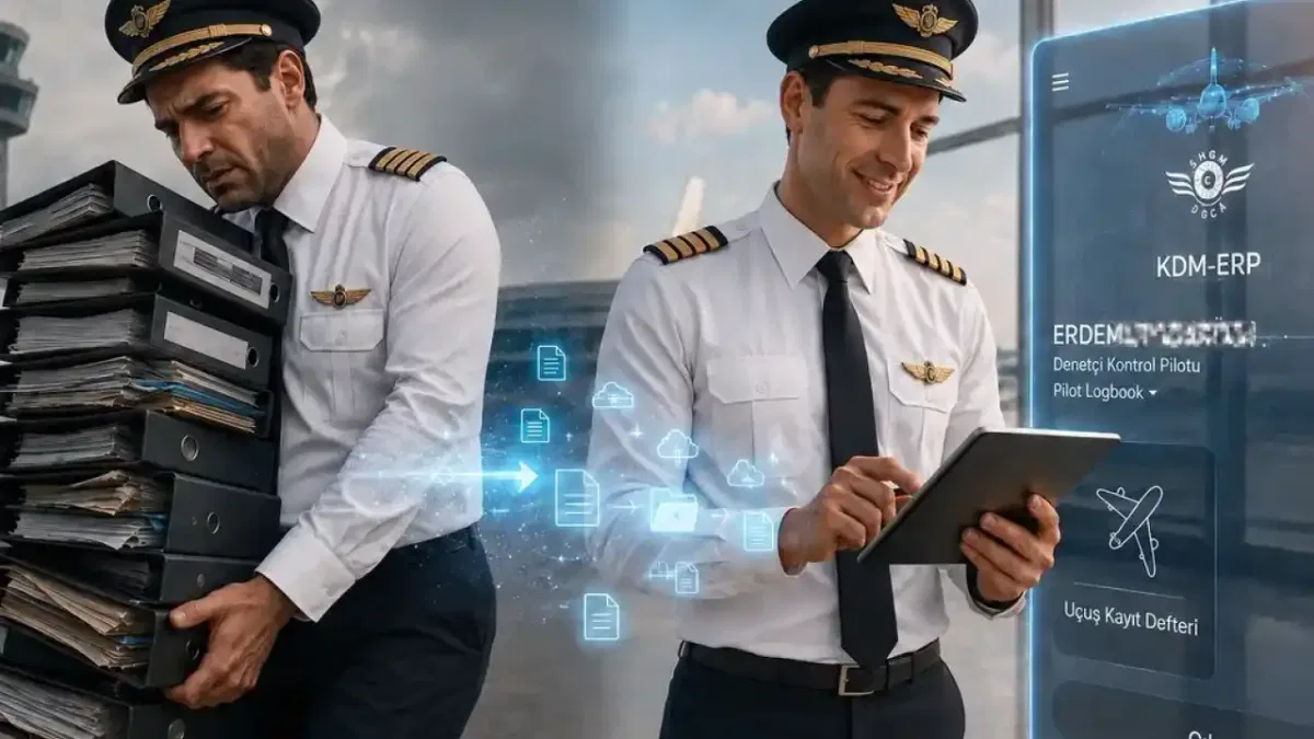 Pilotların uçuş kayıtlarında dijital dönem başlıyor