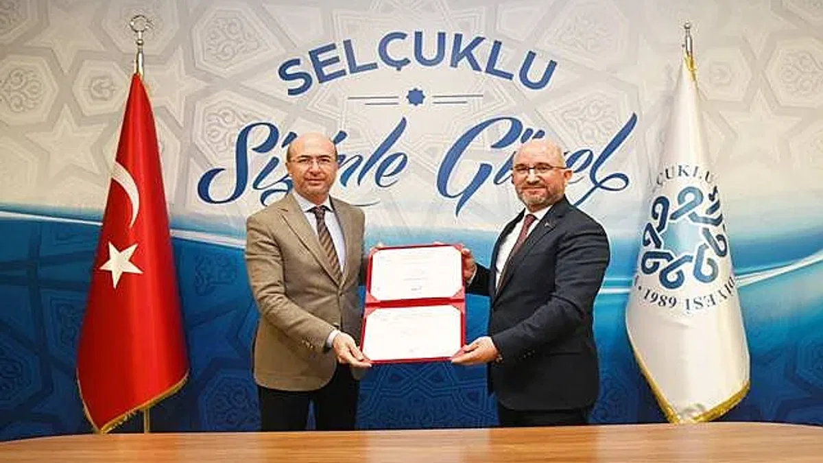TSE'DEN Selçuklu Belediyesi'ne 'İSO 50001 Enerji Yönetim Sistemi Belgesi'