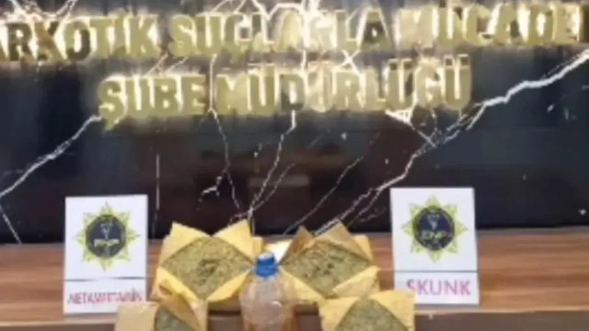 Erzurum'da uyuşturucu operasyonu: 9 kilo madde ele geçirildi
