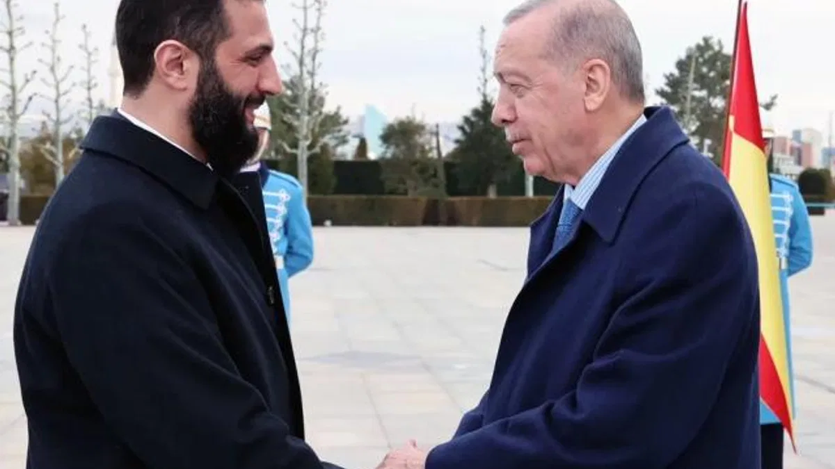 Geçiş dönemi Cumhurbaşkanı Şara, Türkiye'de