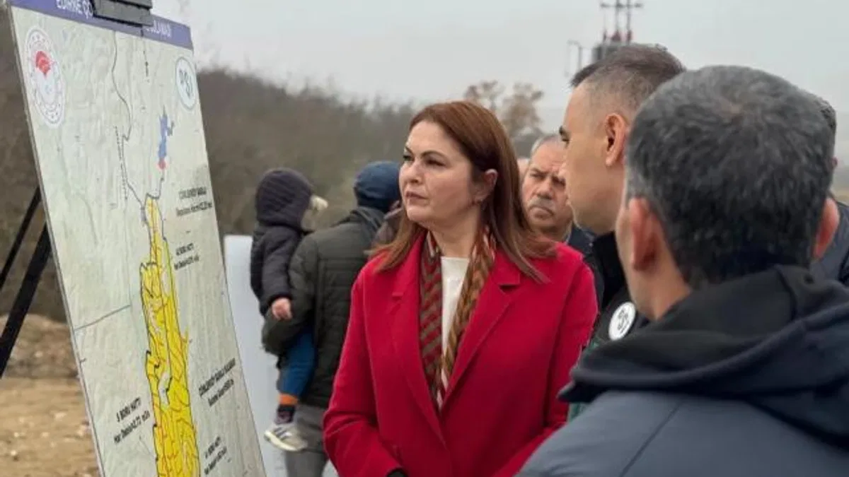 Edirne'de Çömlekköy Barajı’na AK Parti'den yakın mercek