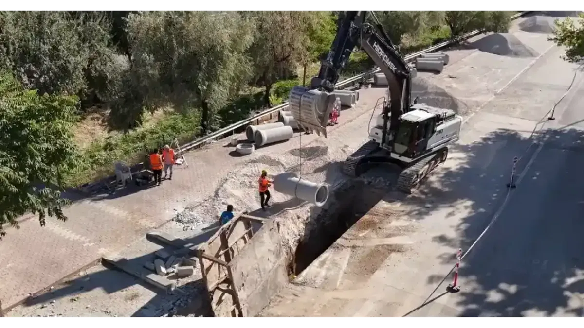 Konya'da taşkınlara karşı altyapı güçlendirmesi