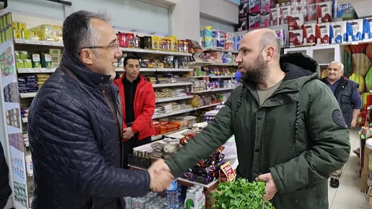 Mehmet Savran'dan esnaf ziyareti