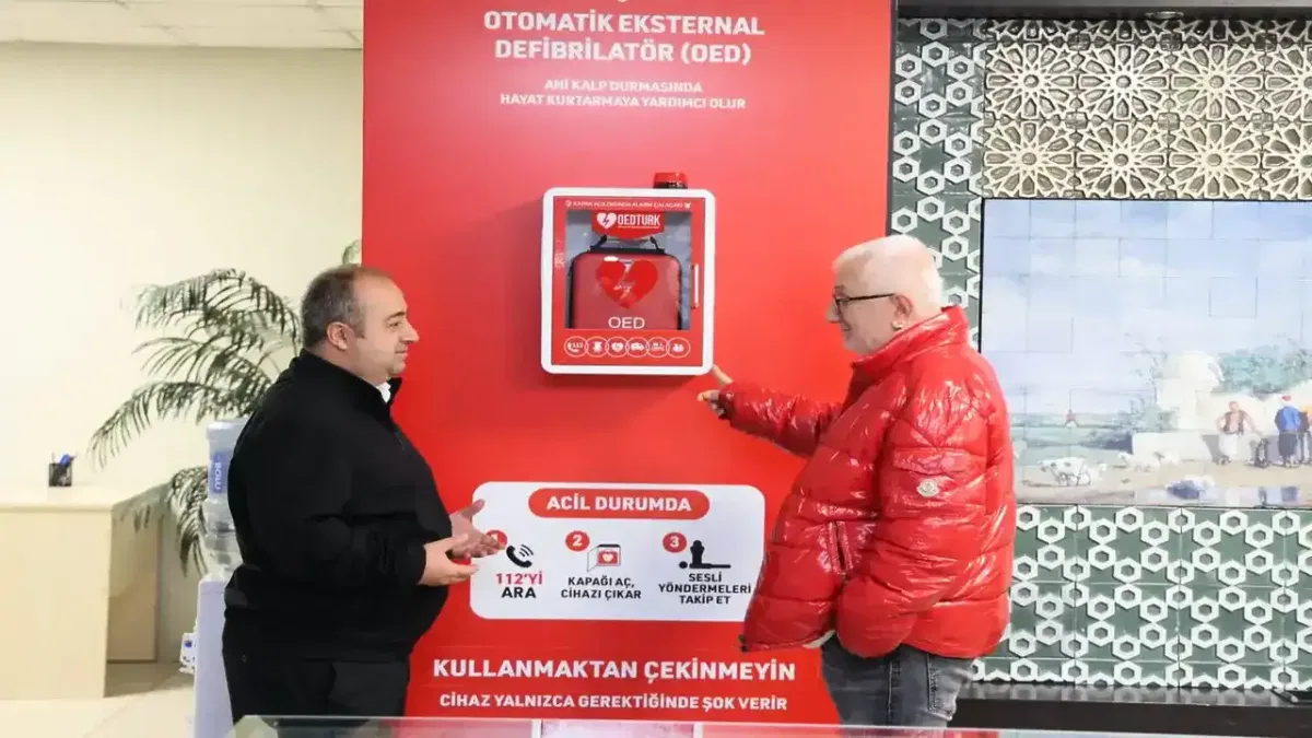 Gebze genelinde kalp durmalarına karşı hayati adım