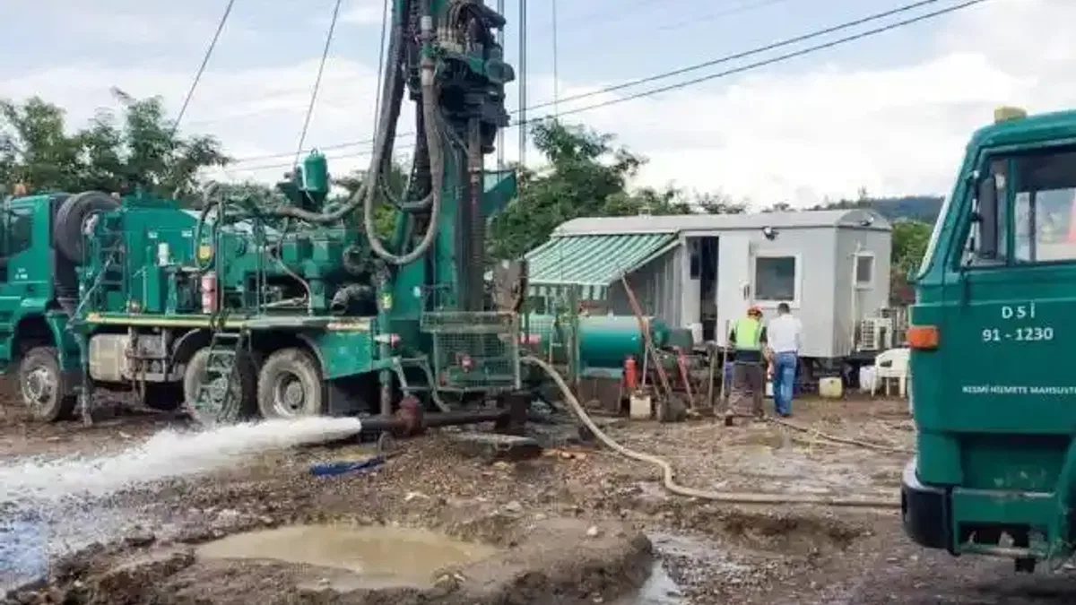 Ordu’da kırsal mahallelere içme suyu için sondaj çalışmaları hızlandı