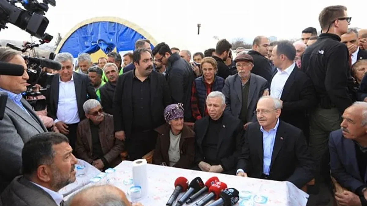Malatya'da Kılıçdaroğlu'ndan 'Güzelbahçe Konteyner Kent'e ziyaret