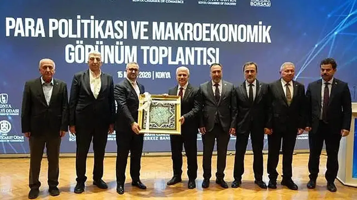 Merkez Bankası Başkanı Karahan Konya'da iş dünyasıyla buluştu!