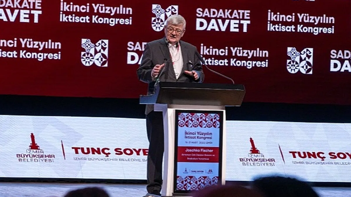 Joschka Fischer: Haydi başlayalım, gelecek için birlikte çalışalım