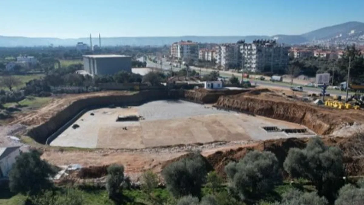 Milas Kültür Merkezi  inşaatı başladı
