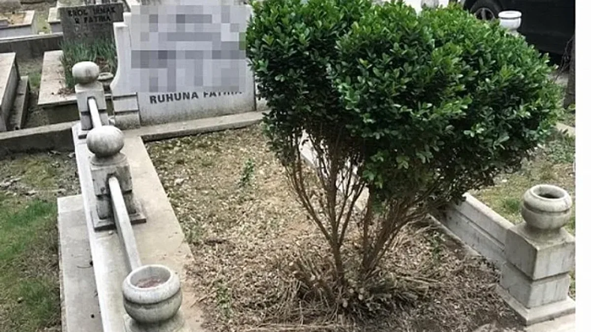 Asri Mezarlık'ta garip hırsızlık olayı