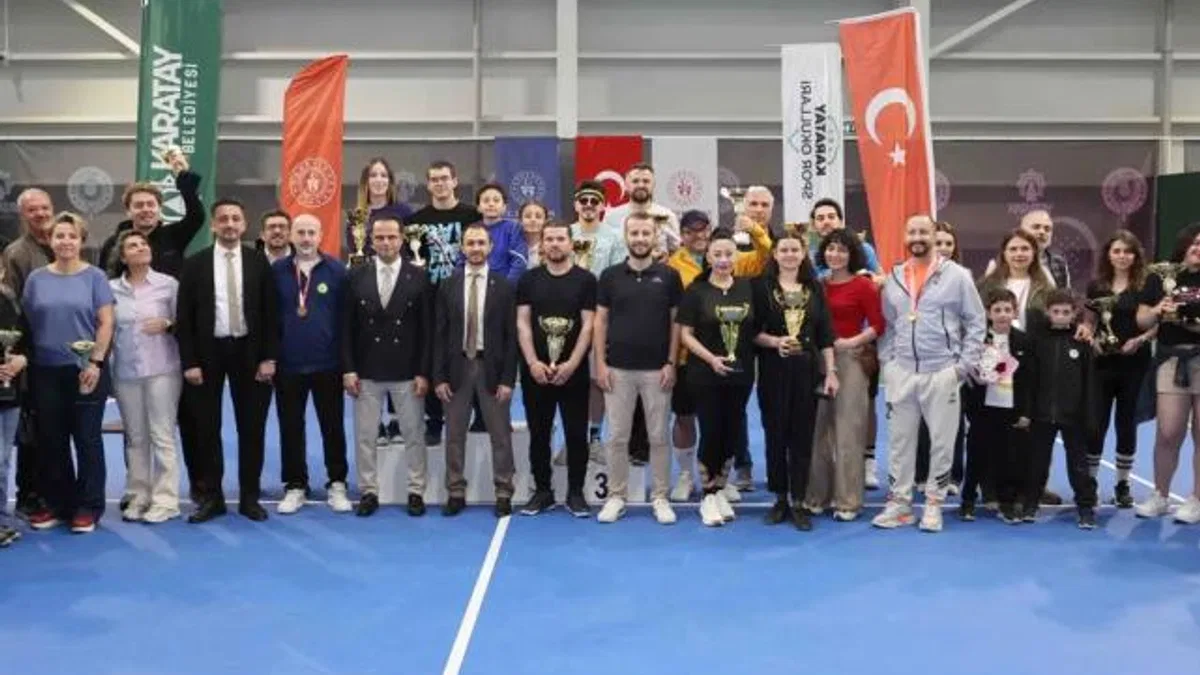 Konya İl Birinciliği Tenis Turnuvası Karatay’da tamamlandı