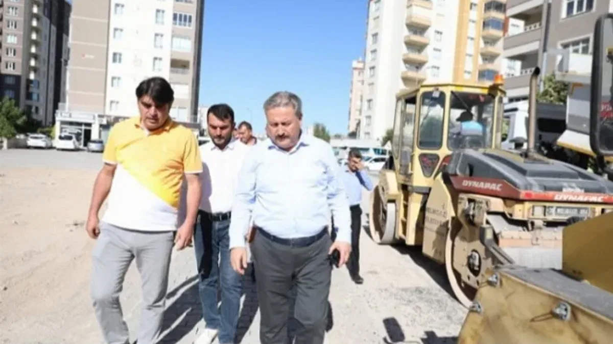 Kayseri Melikgazi'de altyapı çalışmaları tam gaz