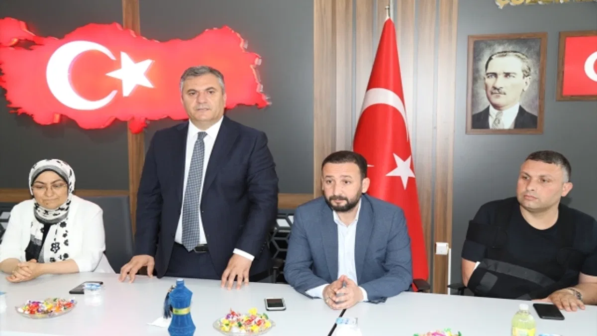 Çubuk'ta bayramlaşma programı düzenlendi