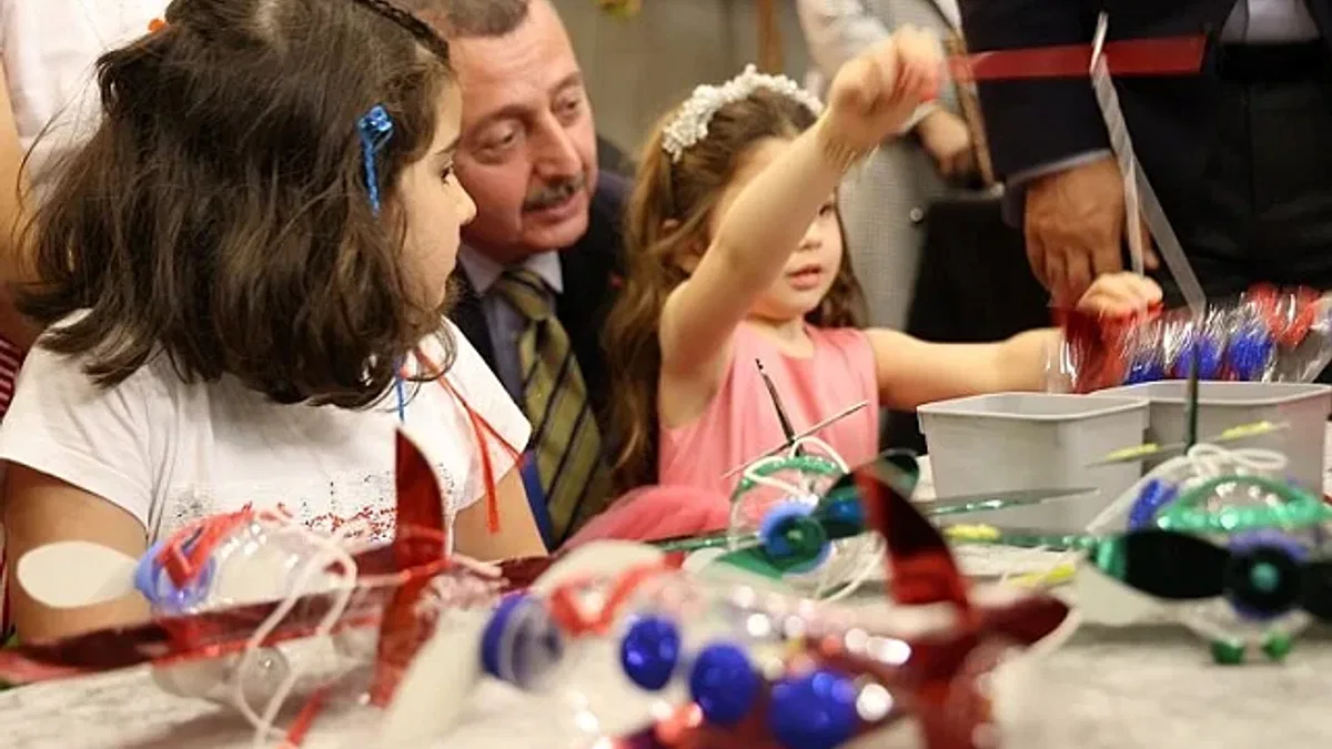 Çocukların hayal dünyası Büyükakın'ı büyüledi