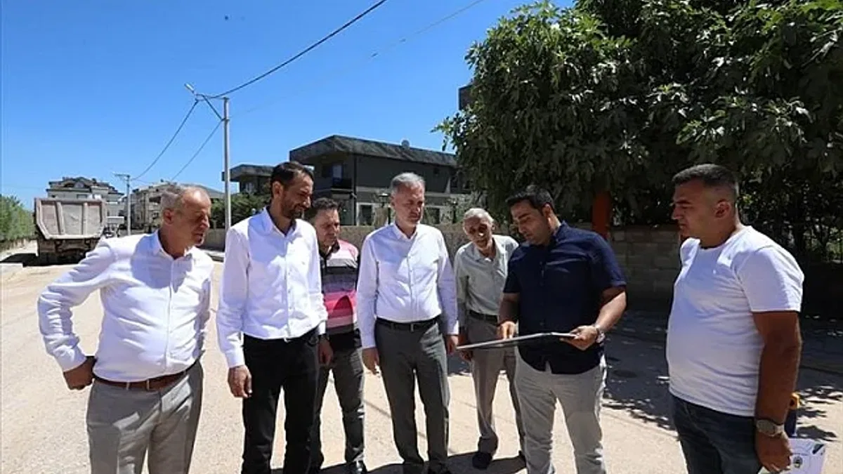 Bursa İnegöl Belediyesi'nden asfalt mesaisi