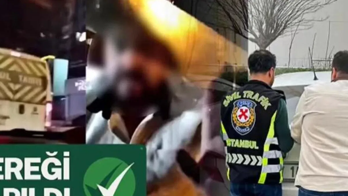 Esenyurt'ta trafik terörü... Camı kafasıyla kıran sürücü yakalandı