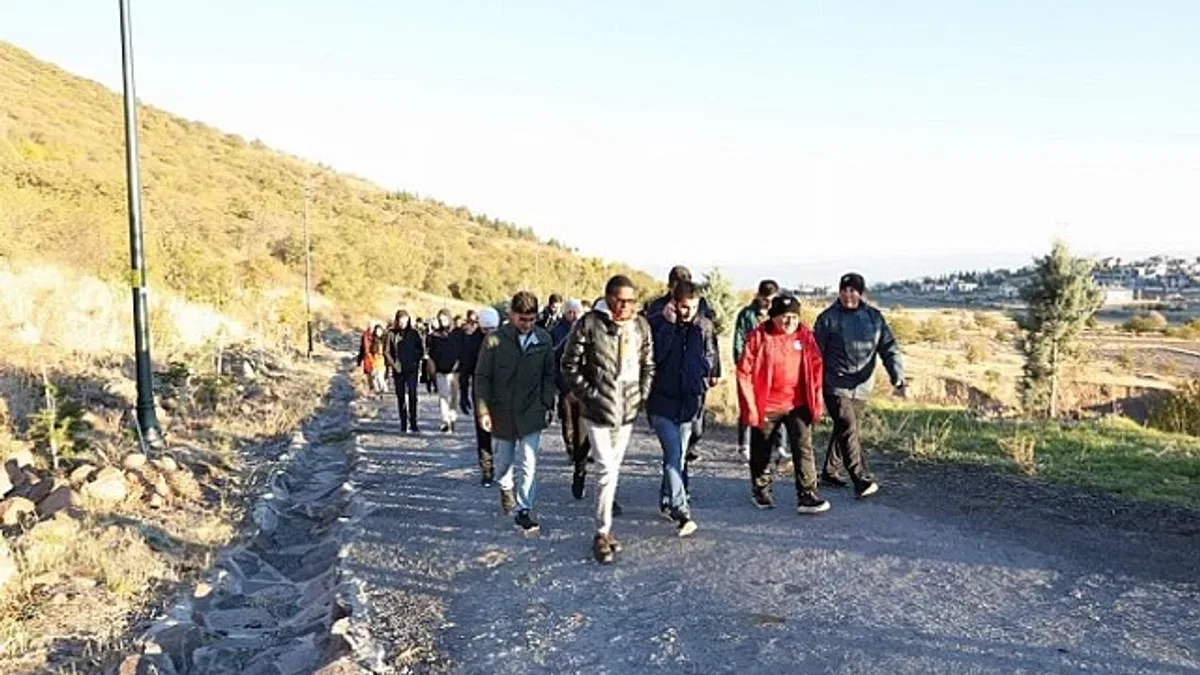 Kayseri Büyükşehir'den doğa yürüyüşü