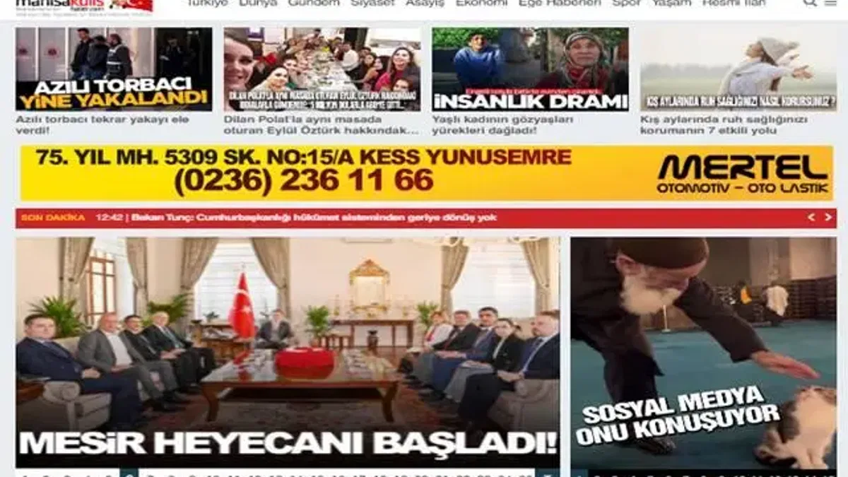 Manisa Son Dakika haberler
