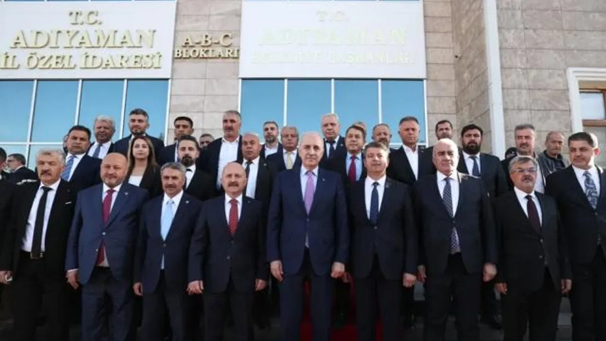 Adıyaman'da Kurtulmuş'tan Valilik ve belediye ziyareti