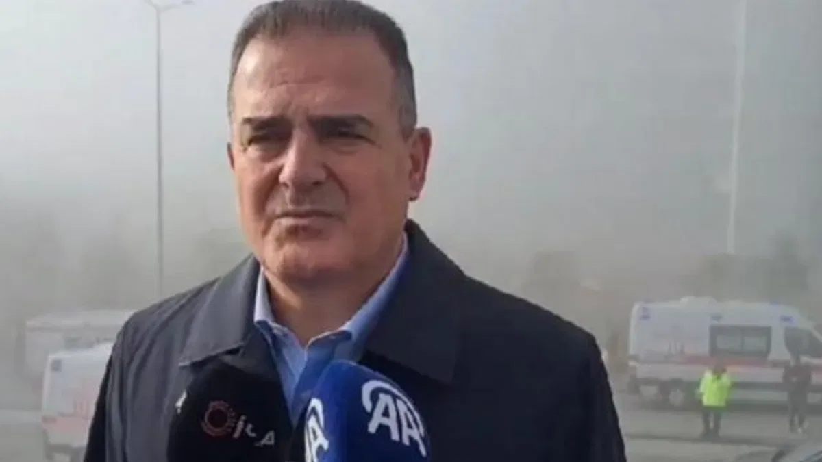 Helikopter kazasıyla ilgili Vali Akbıyık'tan ilk açıklamalar... Taziye mesajları peş peşe geldi
