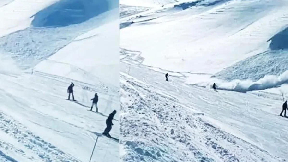 Palandöken'de çığ kabusu