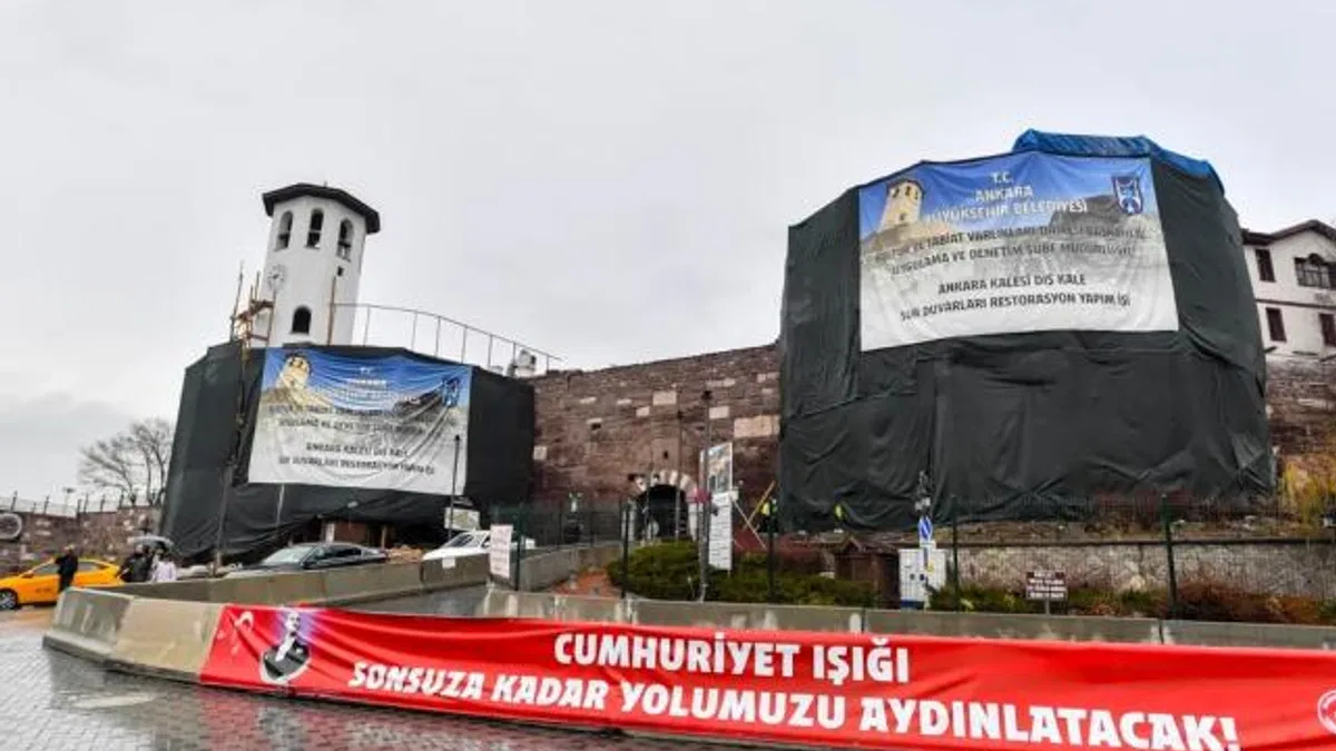 Ankara Kalesi'ne hassas dokunuş