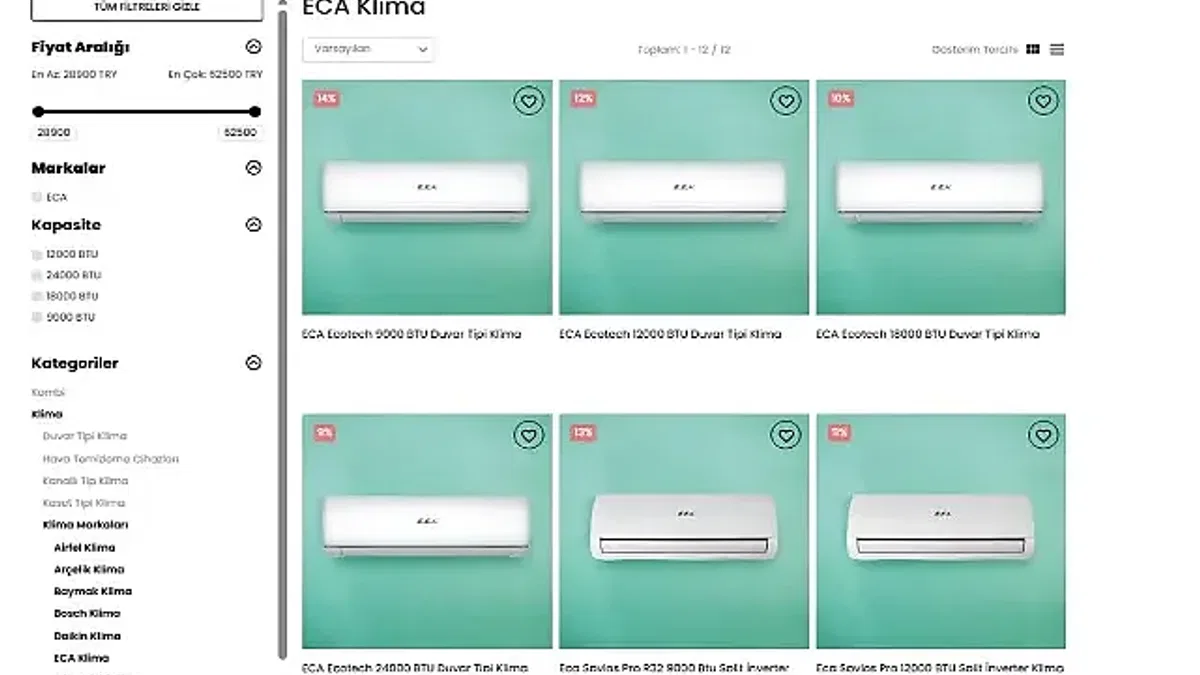 ECA Klima ile Evinizde Dört Mevsim Konforun Adresi