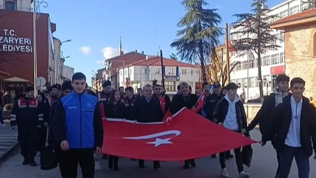 Bilecik Pazaryeri’nde Sarıkamış Şehitleri anısına yürüyüş