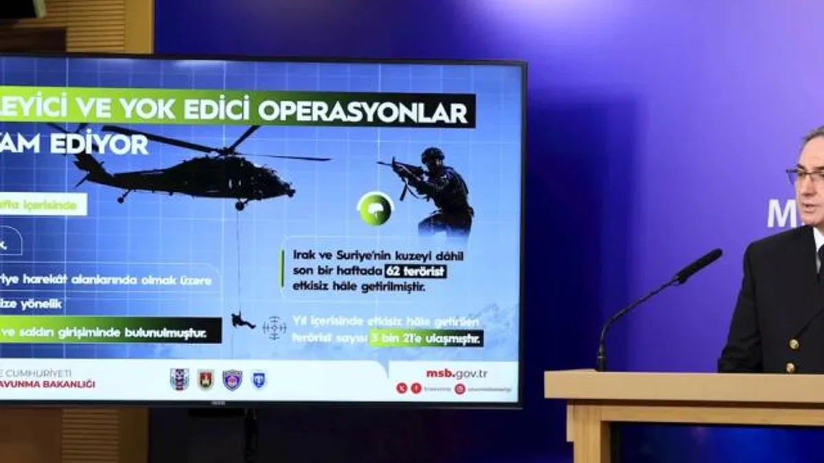 Terörü kaynağında yok etmeye devam! Yıl boyunca 3 bin 21 terörist etkisiz hale getirildi
