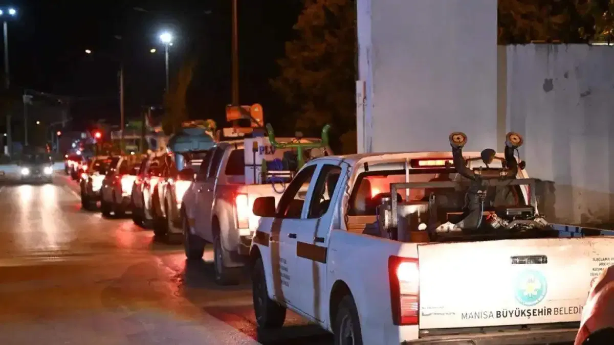 Manisa Büyükşehir’in vektörle mücadelesi sürüyor