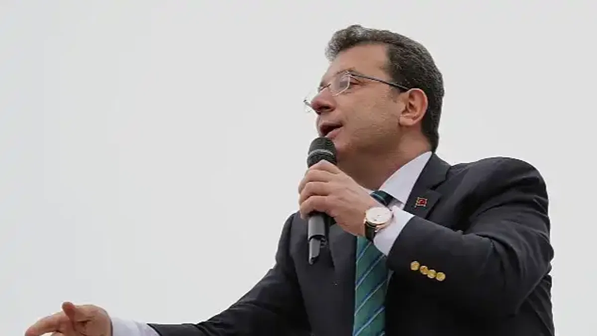 Merzifon Cumhuriyet Meydanı'nda Ekrem İmamoğlu Konuştu