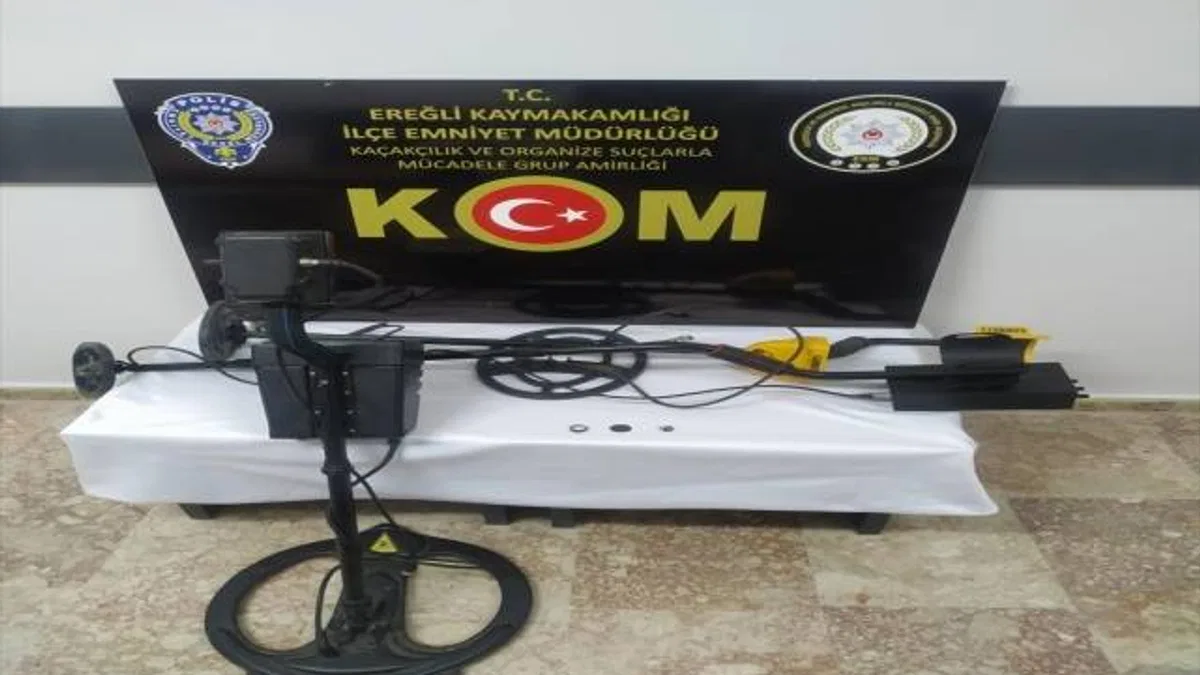 Konya'da 3 adet tarihi eser ele geçirildi
