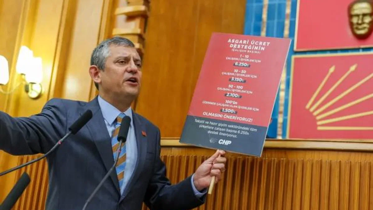 CHP'den asgari ücret talebi: 30 bin 205 TL