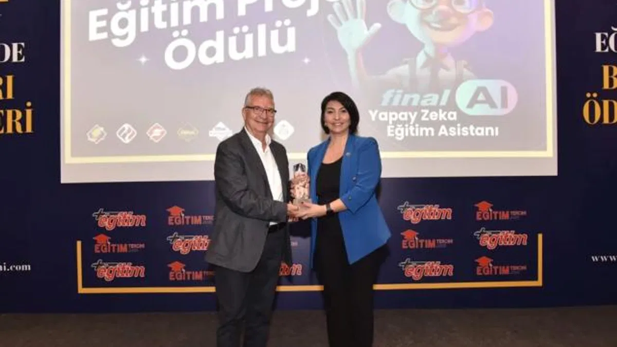 Final AI, Yılın Eğitim Projesi Ödülü’ne Layık Görüldü