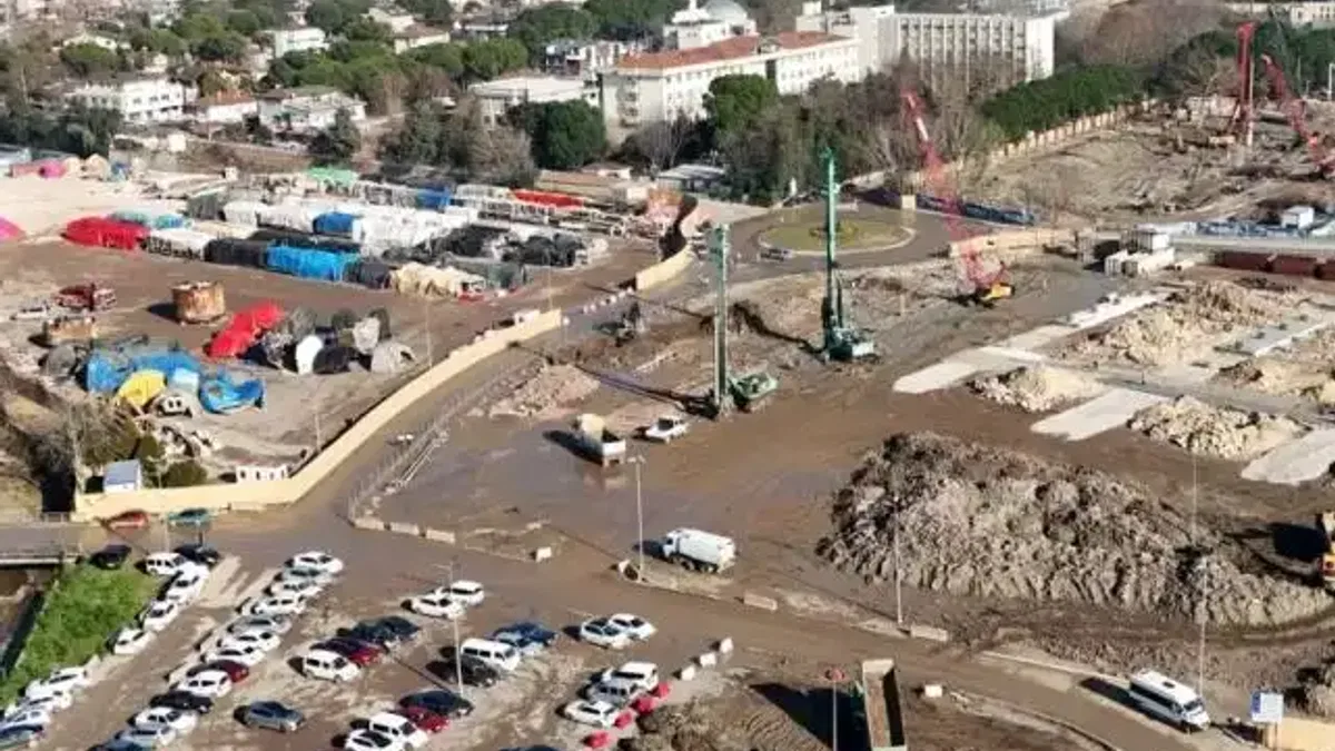 Kocaeli'de Körfezray Metro projesi hızla ilerliyor