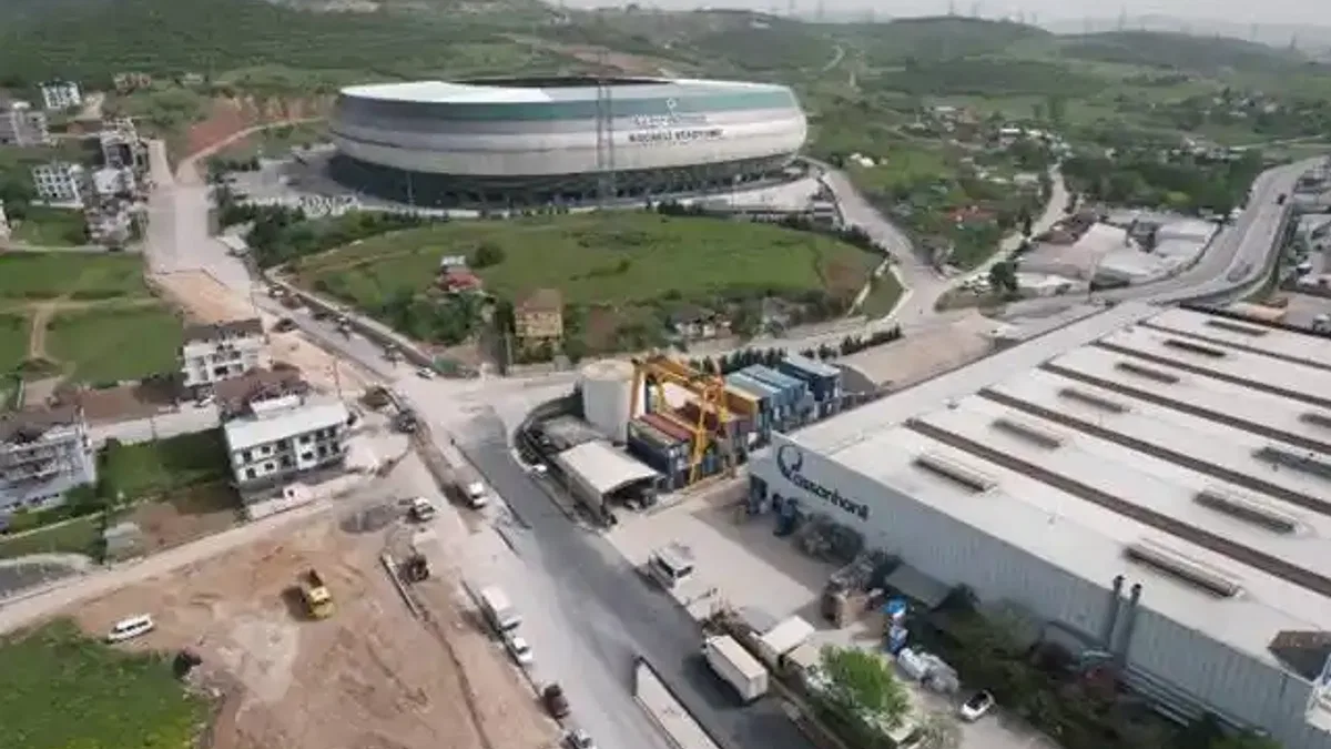 Alikahya Stadyum yoluna asfalt
