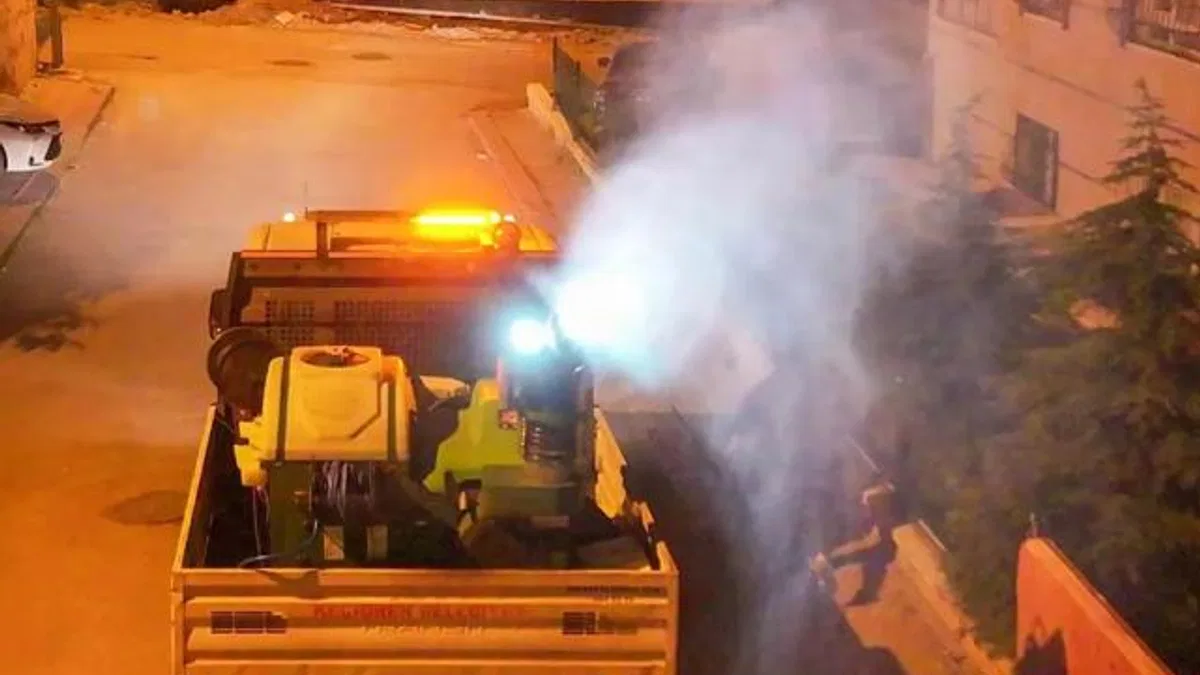 Ankara Keçiören'de gece gündüz ilaçlama