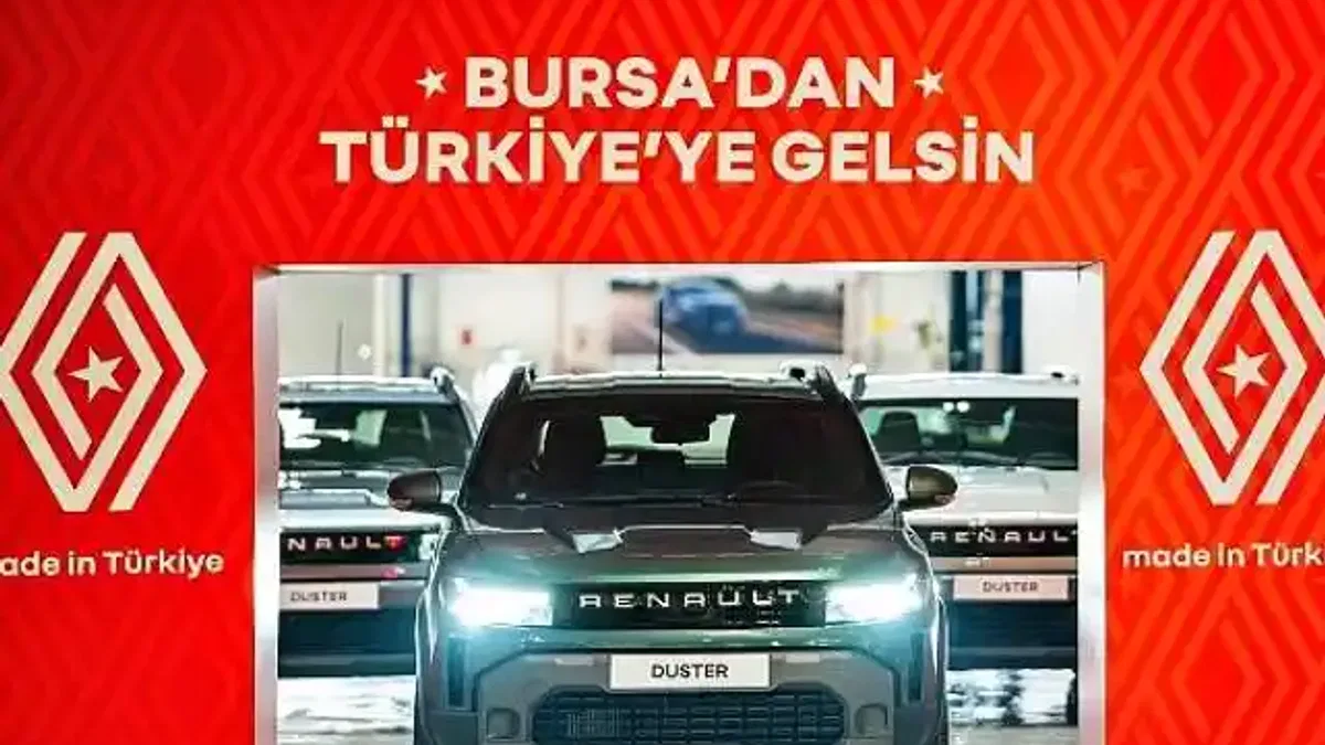 Bursa'dan Gururla Tüm Türkiye'ye Gelsin: Yeni Renault Duster'ın Üretimi Bursa'da Başladı