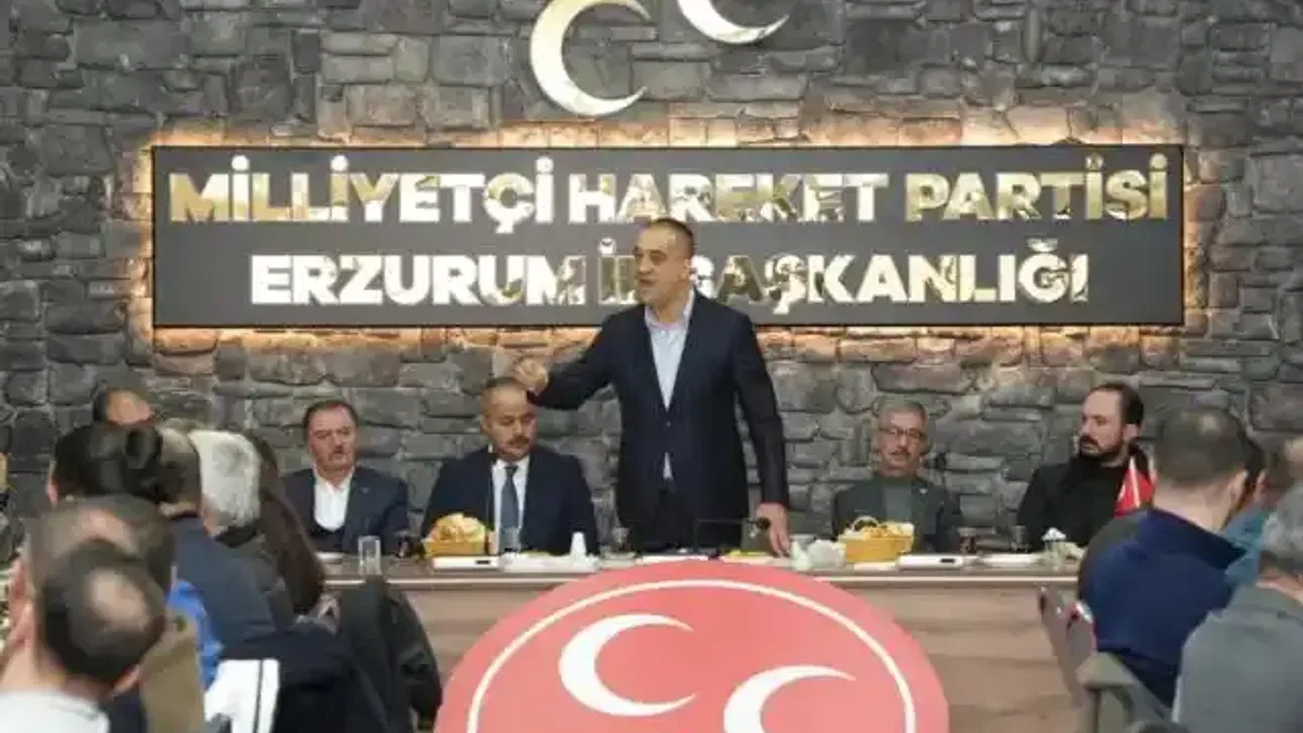MHP Erzurum'dan sendikalara güçlü mesaj