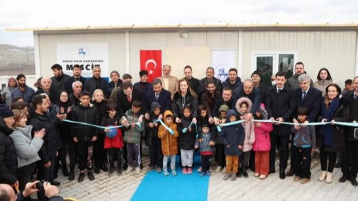 DEÜ'den Malatya'ya mescit desteği