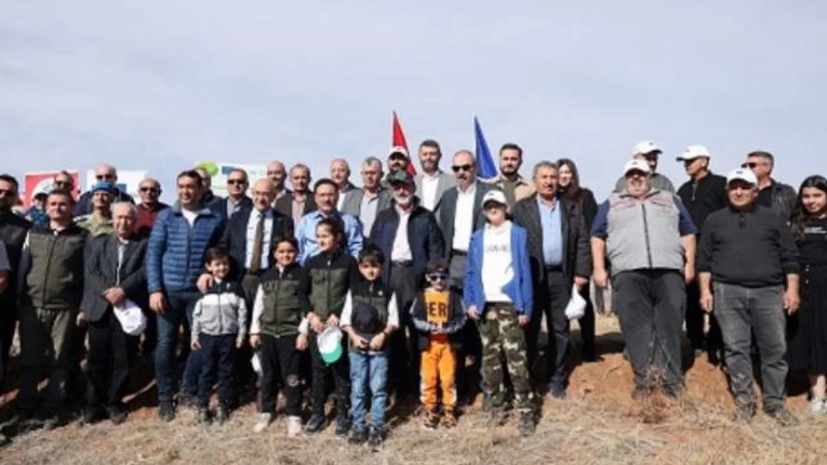 KTO AB Hatıra Ormanı'na 10 bin fidan dikildi