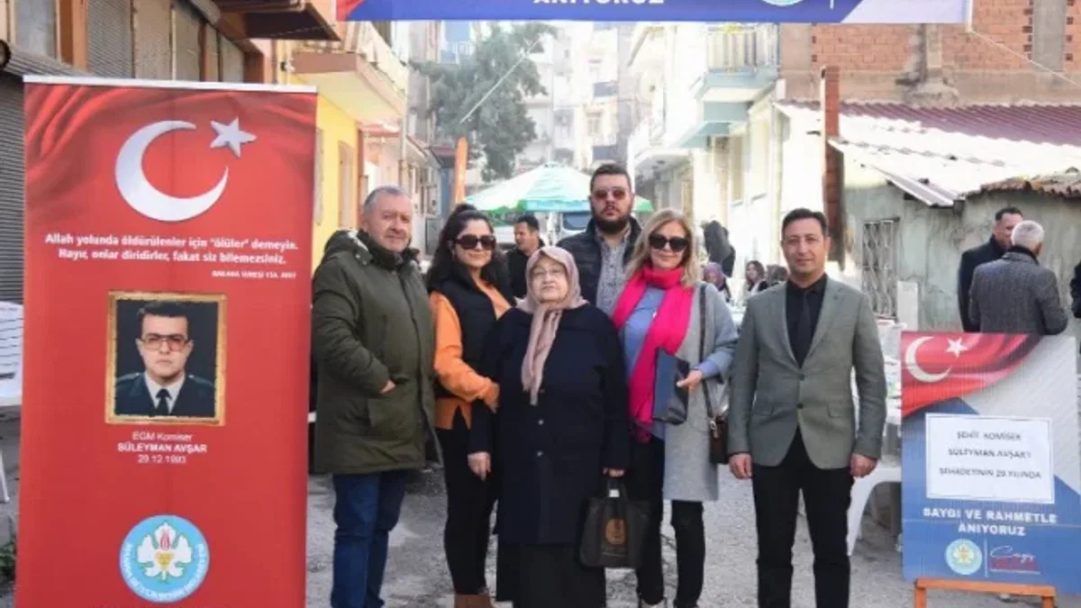 Manisa'da Alaşehirli şehit komiser dualarla anıldı