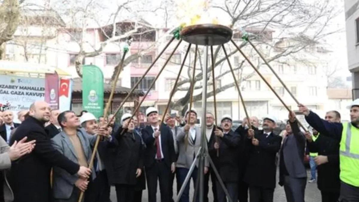 Bursa  İnegöl’de 3 mahalle doğal gaza kavuştu
